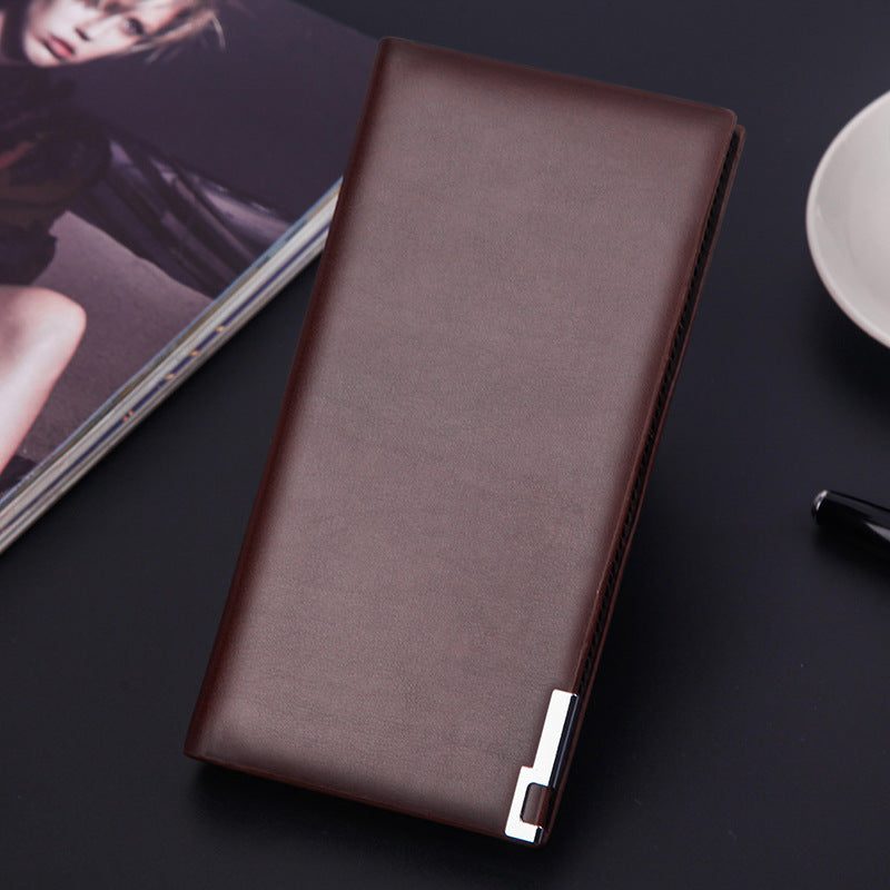 mens wallet long korean style trend