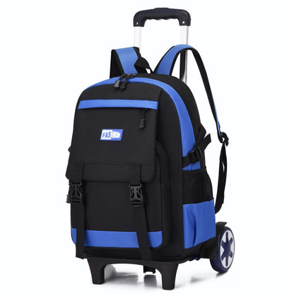 leisure primary school student large capacity pull rod backpack