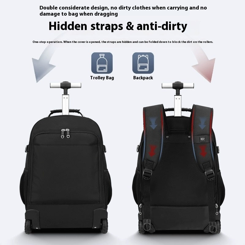 swicky trolley high grade large capacity boarding backpack