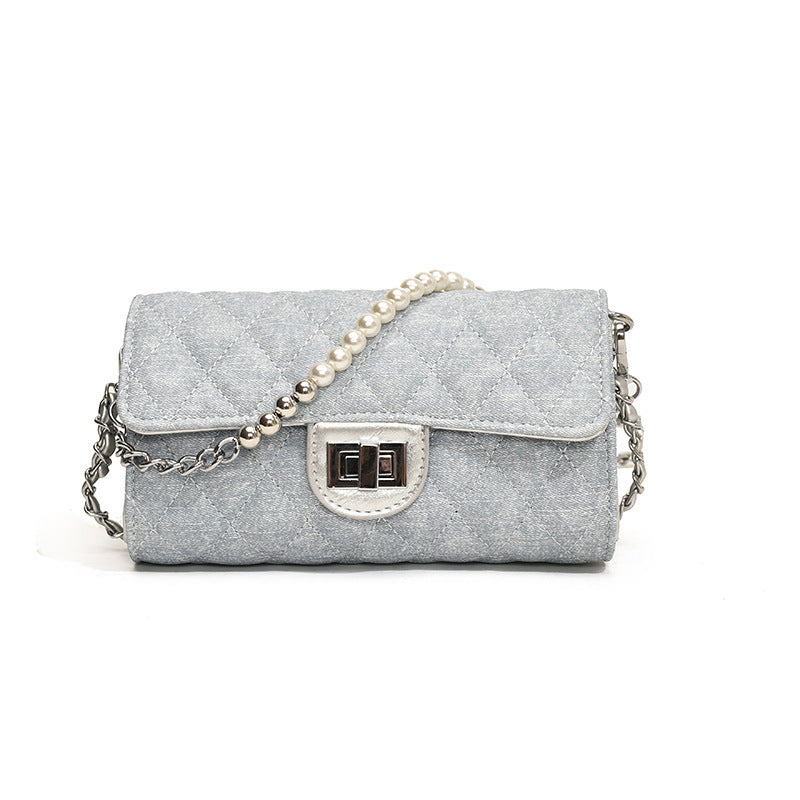 chic chanel style rhombus chain bag for women