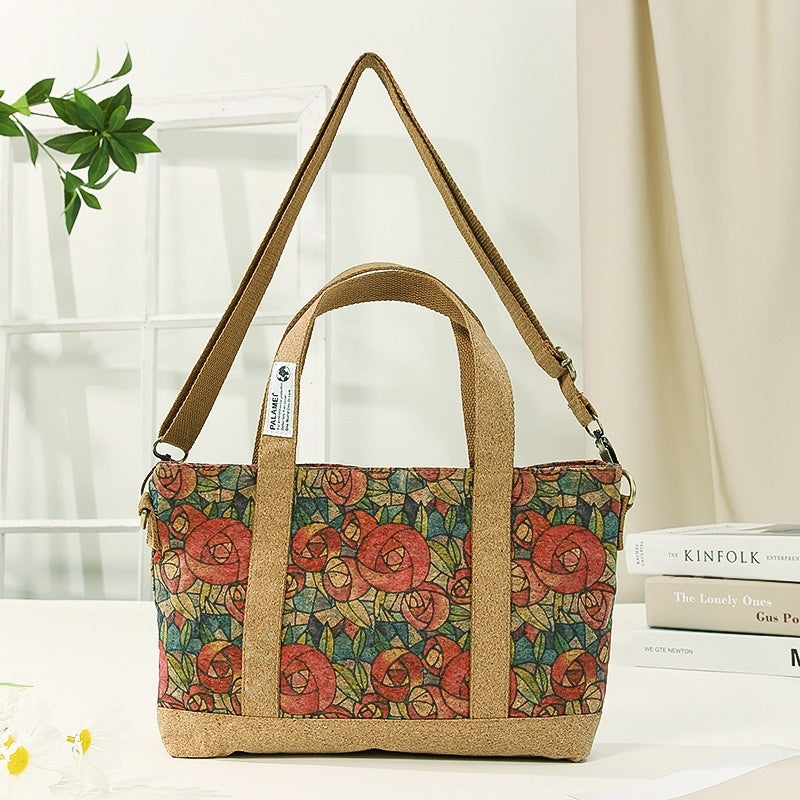eco friendly cork crossbody bag portable tote
