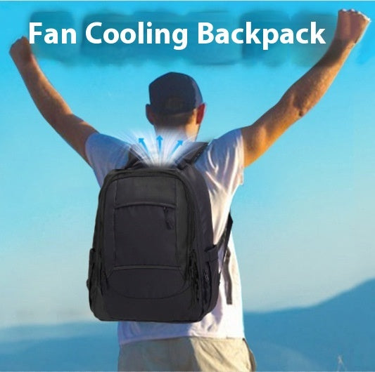 computer business fan backpack cooling fan backpack