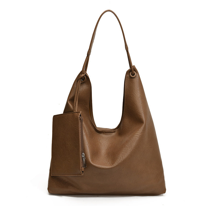 casual retro large capacity all matching western style shoulder bag