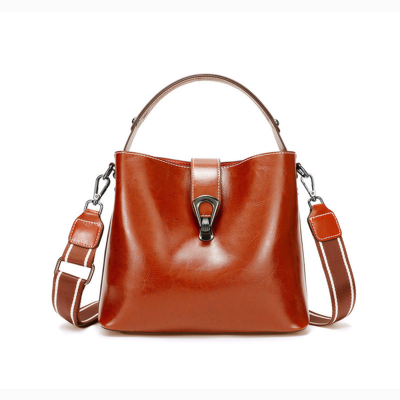 womens autumn and winter bucket bag shoulder messenger bag