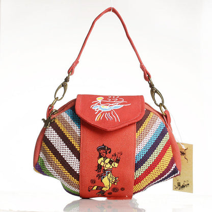 national style handbag fashion canvas printing