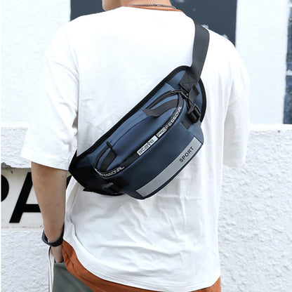 reflective waist bags men crossbody bag pack for travel walking running hiking cycling