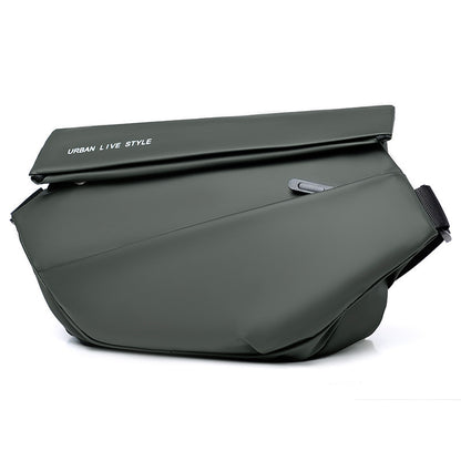 mens functional camera crossbody bag waterproof ipad multifunctional chest bag mens personal shoulder bag stand messenger bags