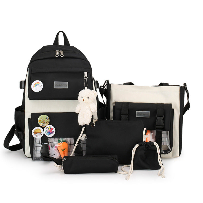 korean version of student backpack campus japanese harajuku fashion