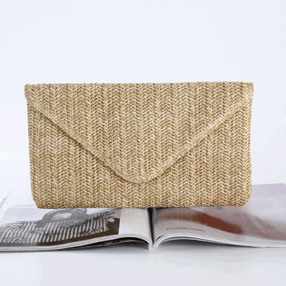 new style straw woven bag for cross border dinner bag