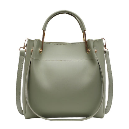 bucket bag simple all match portable shoulder crossbody bags