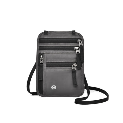 multi functional credentials travel passport bag abroad