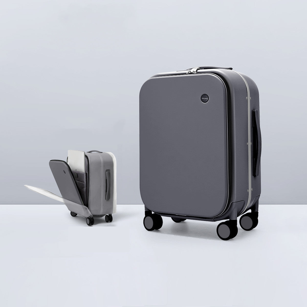 mens light and durable aluminum frame trolley case