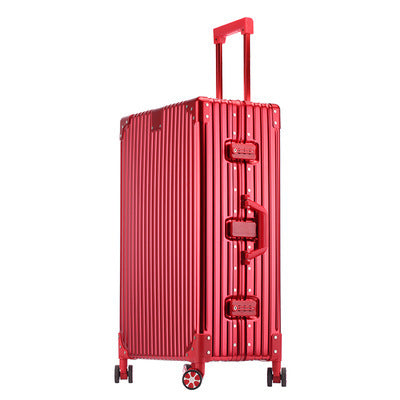 aluminum magnesium alloy luggage large capacity trolley case