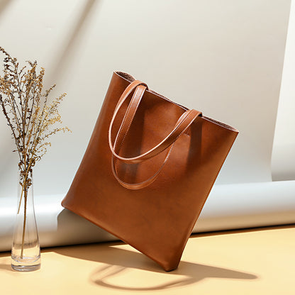 womens cow leather bag stylish and simple