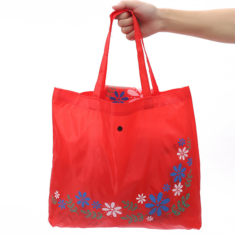 buckle handbag 210d oxford cloth wallet hidden hook folding shopping bag