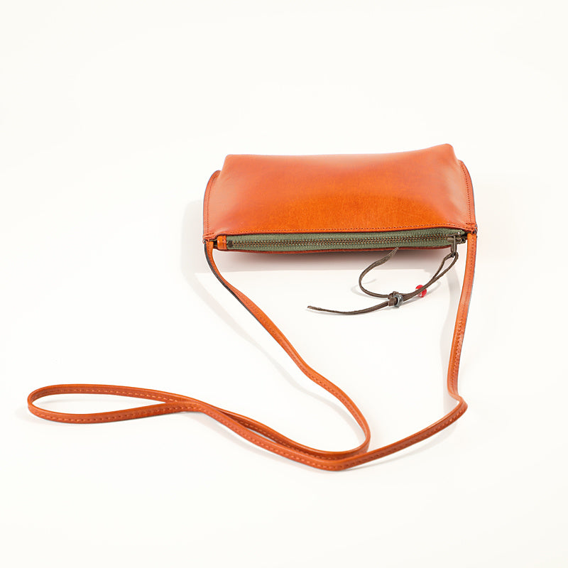 handmade vintage cowhide leather mini womens shoulder bag