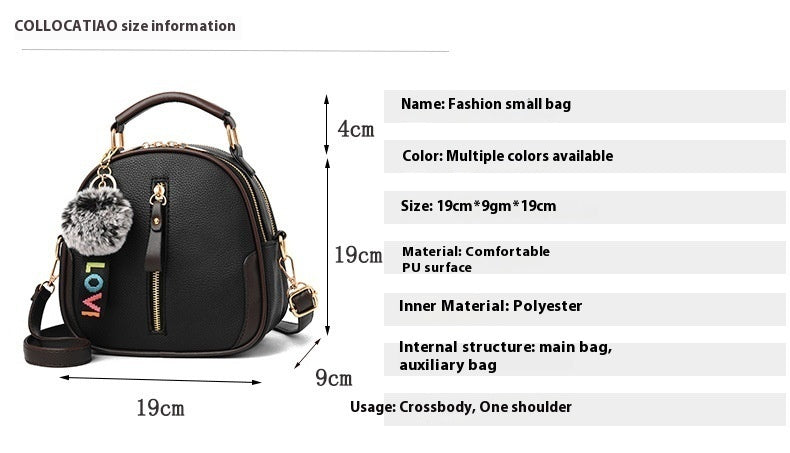 fashion womens small large capacity portable shoulder bag