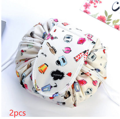 lazy drawstring cosmetic bag buggy bag