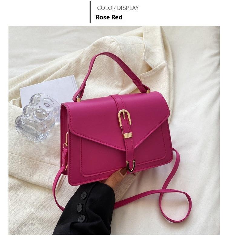 fashion casual womens one shoulder crossbody small square bag