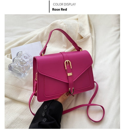 fashion casual womens one shoulder crossbody small square bag