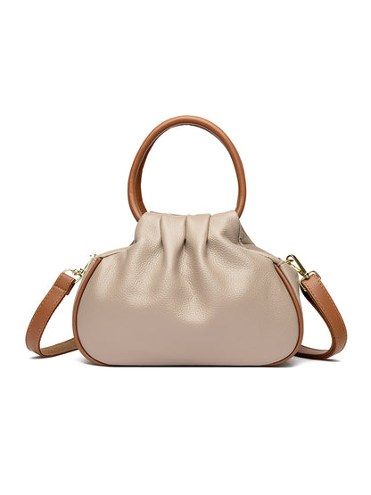 Large-capacity Pleated Crossbody Shoulder Bag For Women