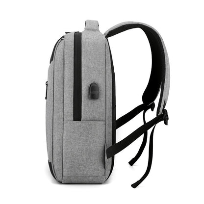 backpack large capacity with charging usb business casual computer bag