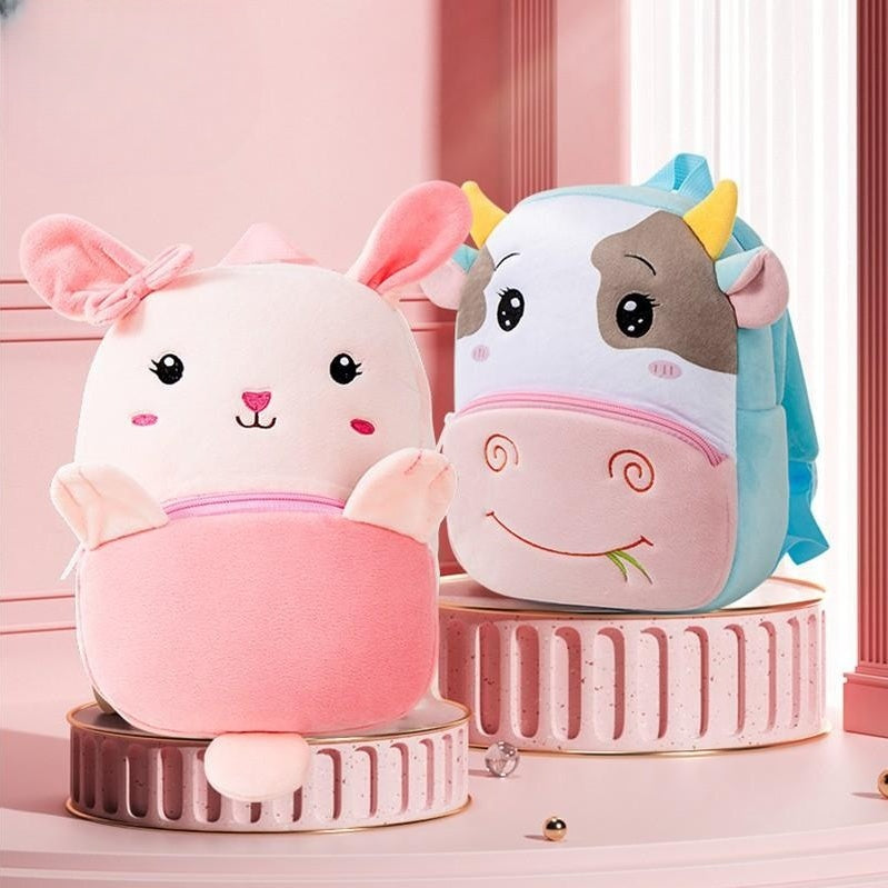 new plush childrens kindergarten cute child baby backpack