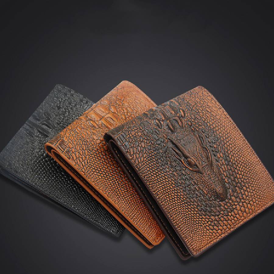 fashion personality pattern mens short wallet