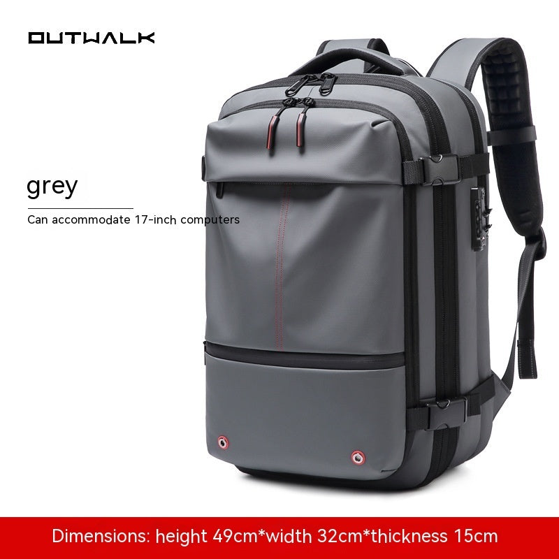 travel backpack mens business multifunction computer bag vacuum compression large capacity backpack