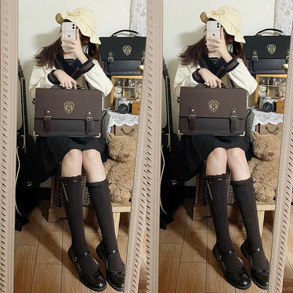 uniform college style one shoulder crossbody portable uniform bag