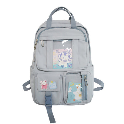 fashion female college student simple schoolbag