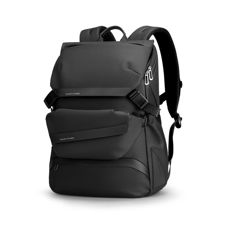 mens business travel computer backpack detachable letter backpack large capacity