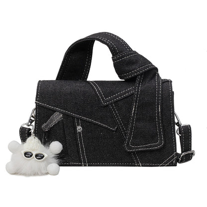 Simple Denim Fabric High-end Feel Versatile Fashion Crossbody Bag For Women