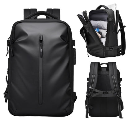 Vacuum-Compression Travel Backpack For Men