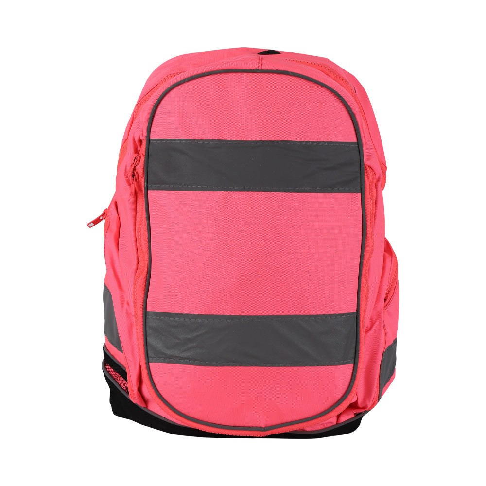 double shoulder night reflective backpack fashion outdoor