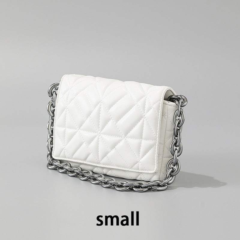 lingge small bag trendy one shoulder crossbody quilted