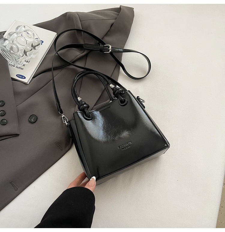 womens messenger bag fashion portable one shoulder bucket bag