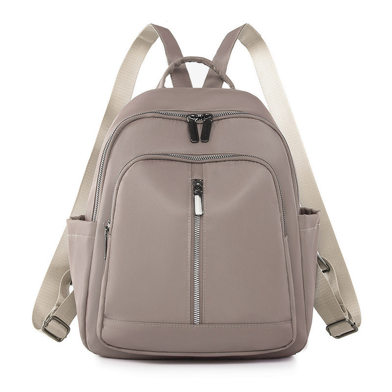 casual womens nylon backpack simple versatile large capacity