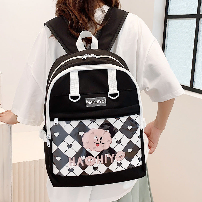 student fashion simple and lightweight backpack