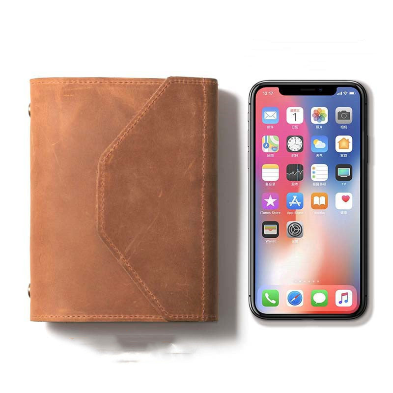 new functional retro cowhide book
