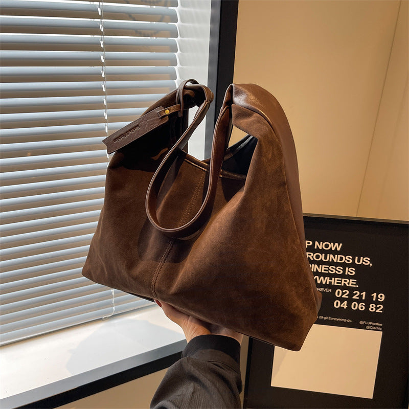 Stylish Minimalist And Laid-back Large-capacity Tote Bag For Women