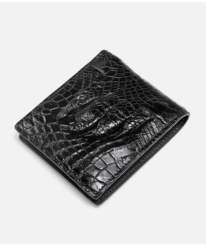 mens real leather wallet short version