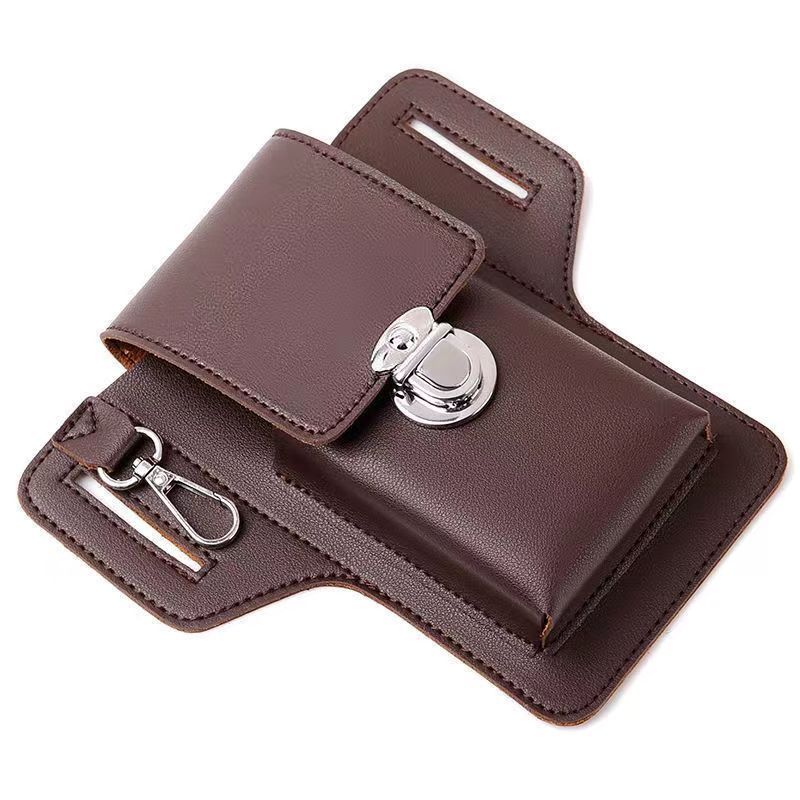 cigarette case hanging key belt waist bag