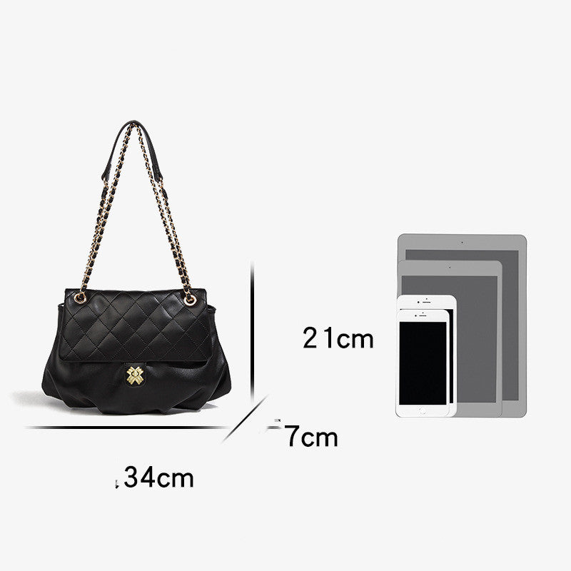 lingge bag trendy fashion chain messenger shoulder bag