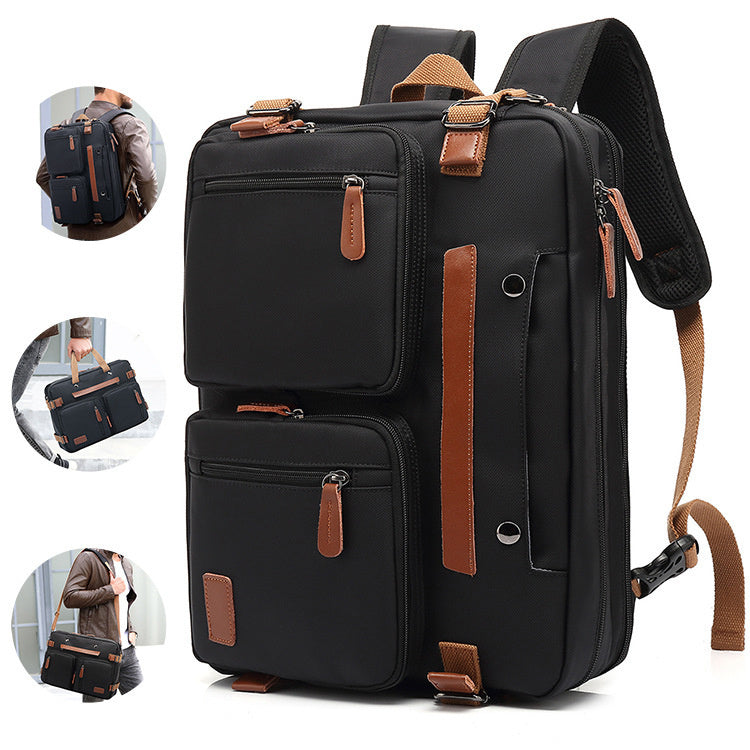 mens bag multifunctional backpack handbag shoulder bag business computer bag