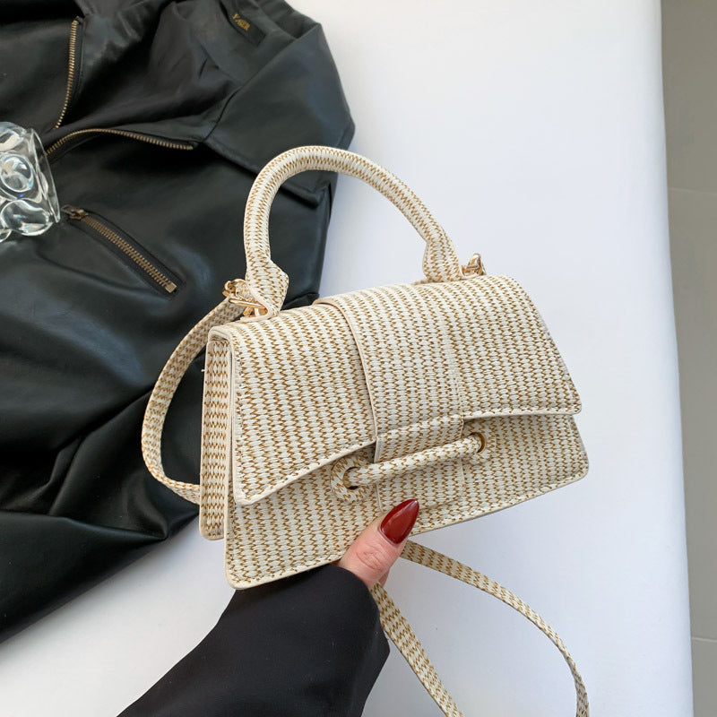 french fashion casual simple western style simple fashion shoulder messenger bag