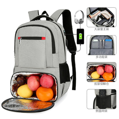 multifunctional picnic oxford cloth shoulder insulated backpack