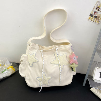 cute wild casual five pointed star crossbody bag