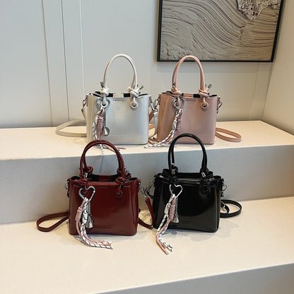 womens messenger bag fashion portable one shoulder bucket bag