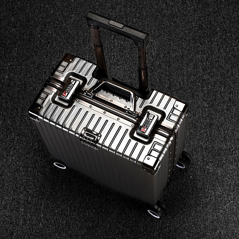 horizontal square aluminum frame draw bar luggage boarding machine